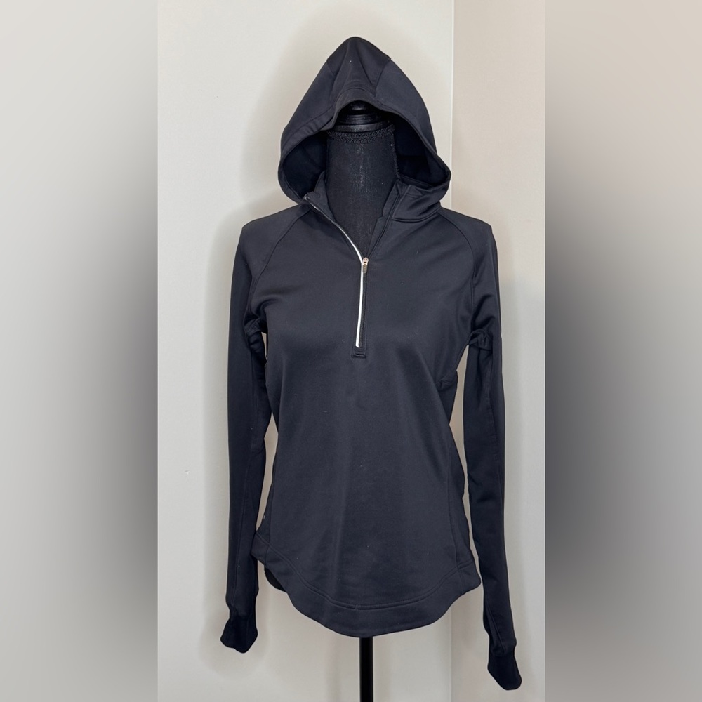 Nike Dri-fit Women's Black Zip-Up Hoodie Size‎ Medium Gym wear Hiking Running